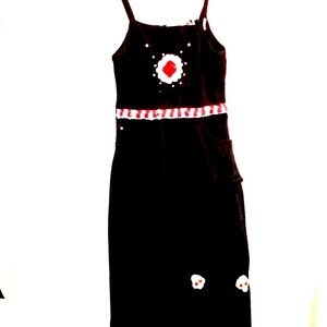 Women’s UPCYCLED HAND CRAFTED Sz S JEANS CARGO DRESS VINTAGE REPURPOSED Dress